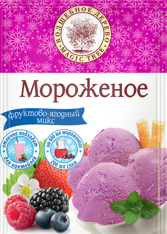 Мороженое "Фруктово-ягодный микс"